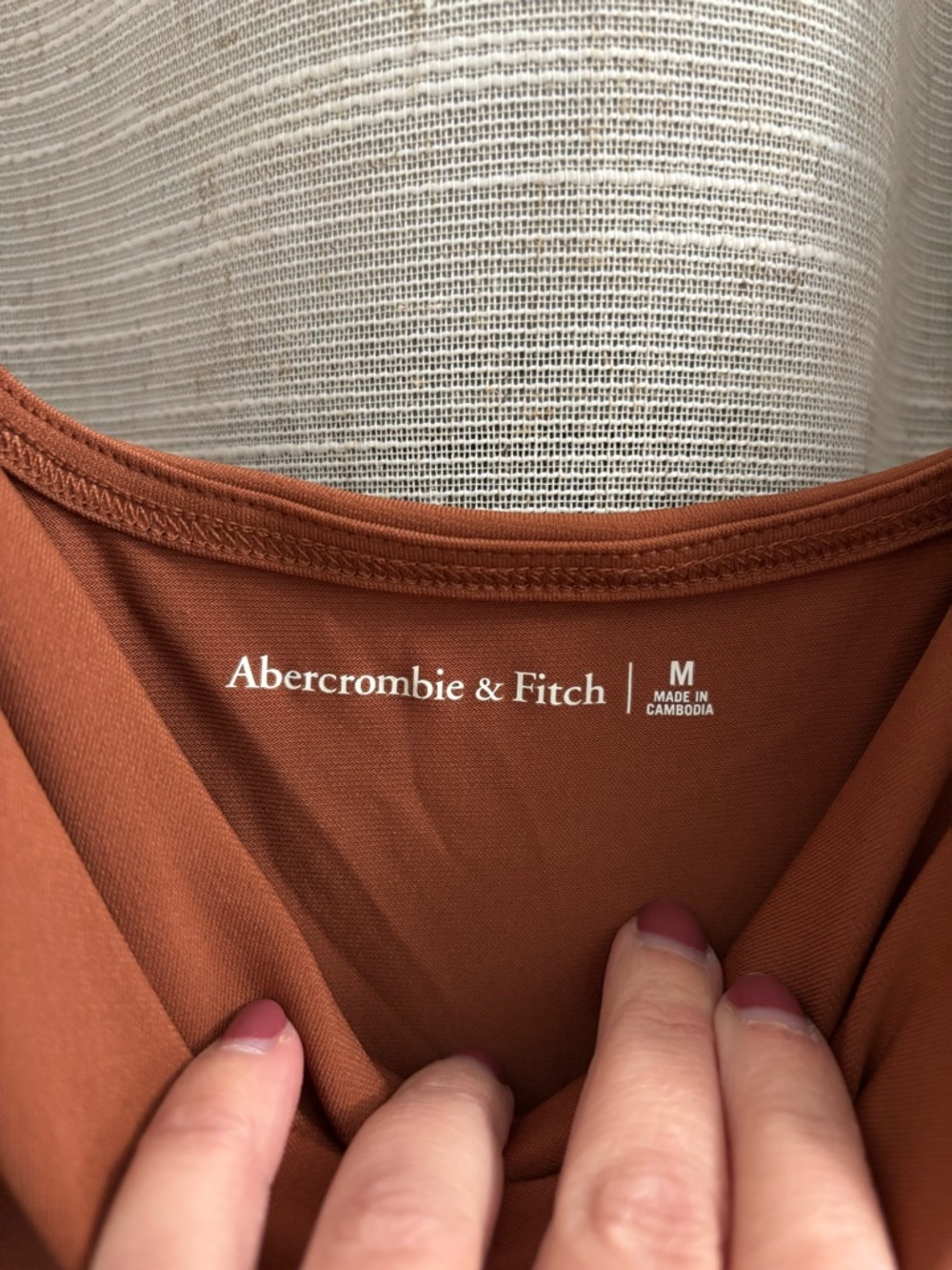 Abercrombie & Fitch Rust-Brown Bodysuit - Picture 2 of 4